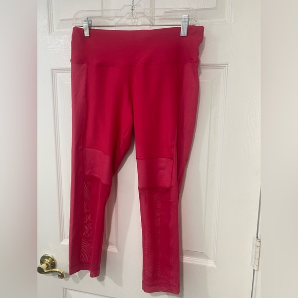90 Degree By Reflex Pants - 90 Degrees by Reflex Hot Pink mesh cutouts SZ Medium